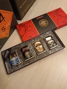 Zapalniczki benzynowe hardcore po typy Zippo zestaw 4 sztuki