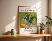 Plakat Vincent Van Gogh ,,Oleanders", bez ramki, 50x70