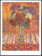 Hanna Rudzka-Cybisowa. Wazon z kwiatami.