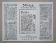 Blok 4467ND 900-lecie kroniki Galla Anonima  2013 czarnodruk