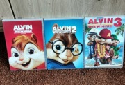 DVD na Alvin i wiewiórki zestaw 3 