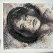 Oryginał Tomasz Pukszta „Glamour nr 7” pastel portret sygnowany