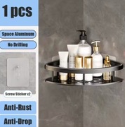 Półka łazienkowa bez wiertarki naścienna do przechowywania butelek