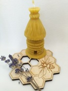 Świeca z wosku pszczelego 