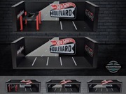 Hot Wheels Boulevard 1:64 Garaż Diorama