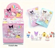 Gumka SANRIO FIGURKA Kuromi , Cinamonroll, Pomponpurin inne 3szt blind box