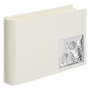 Album na Zdjęcia Aniołki na Chrzest Srebrny Obrazek