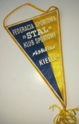 Proporczyk Klub Sportowy Iskra Kielce Federacja Sportowa Stal Piłka Rę