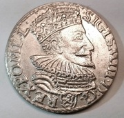 Trojak Zygmunt III Waza Malbork 1594
