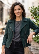 Kurtka zamszowa zielona 