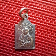 Stary medalik do zawieszenia SZKAPLERZ vintage