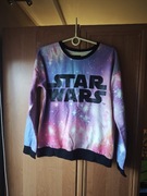 Bluza damska Sinsay rozmiar M czarno-różowa Star Wars Galaxy