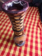 WAZON DREWNIANY PIĘKNY OZDOBA OKAZJA DEKORACJA