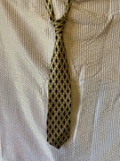 Żółto czarny krawat  