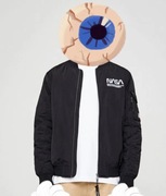 PULL&BEAR NASA PADDED BOMBER JACKET MĘSKA KURTKA BOMBER FLAYERS XL
