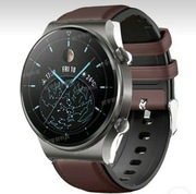 Pasek silikon - skóra BRĄZOWY