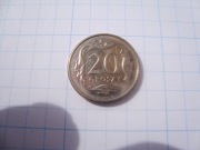 Polska moneta 20 gr groszy 2015