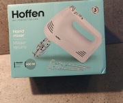 Hoffen Mikser ręczny 400W 5 poziomów prędkości biały 