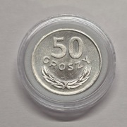 50 gr groszy 1985 w kapslu Real foto Stan 1/-1