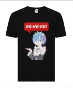 T-shirt anime christmas rem
