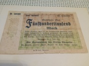 500 000M 1923r Kreis Uhrweiler Niemcy