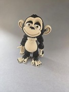 Urocza Małpka 3D | PLA | Do Zawieszenia i Zabawy