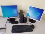 ASUS PRO + 2 Monitory+ Klawiatura+ Mysz+ UPS