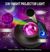 1 Szt. Projektor Galaxy Światło Gwiaździsta Noc