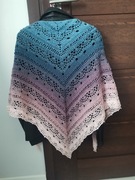 Duża chusta szydełkowa 