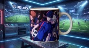 Blue Lock manga anime prezent dla fana kubek ceramiczny