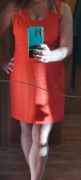 czerwona sukienka klasyczna elegancka  New Look 
