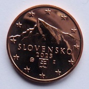 SŁOWACJA 2023 5 CENTÓW UNC !!!!!!!!!!