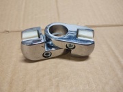 ZŁĄCZE PODWÓJNE KĄTOWE DO PŁYT /SZYB FI25 SHOP LINE [P94]