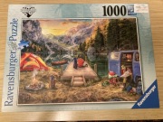 Puzzle 1000 El. Ravensburger, Wakacje na campingu