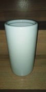 Wazon stary ceramiczny szkliwiony cięzki biały
