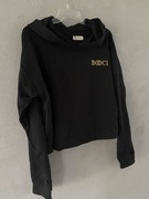 BOOCI Bluza Czarna Złote I Srebrne Cyrkonie Brokat Nowa XS/S