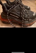 Balenciaga triple s 36 black red 