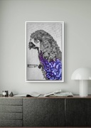 Sygnowany print oryginalnego obrazu "Jak powiedziała jedna mądra"