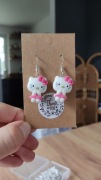 Kolczyki  hello kitty pomysł na prezent 