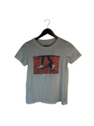 Koszulka damska Converse biała z nadrukiem s