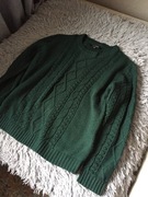 sweter butelkowa zieleń