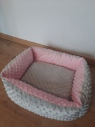Legowisko pinky minky dla psa lub kota 50x45