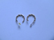 Sprzedam nowe kolczyki ładne takie przeplatane nowe sztyfty gumowe tanio