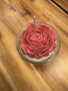 Świeczka z aromatem Piwonii. Sojowa, ręcznie robiona