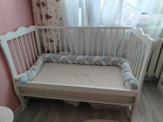 Łożeczko dziecięce białe