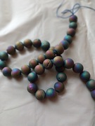 H2- AGAT DRUZY TĘCZOWY - kula - 10mm - 10szt