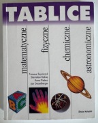 TABLICE MATEMATYCZNE FIZYCZNE ASTRONOMICZNE CHEMICZNE KSIĄŻKA 