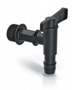 Kran do zbiornika na deszczówkę czarny CANTAP ITAP1