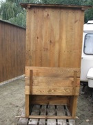 Drewniane WC Toaleta