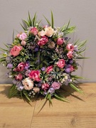 Wianek wiosenny na drzwi lub na grób. ST36